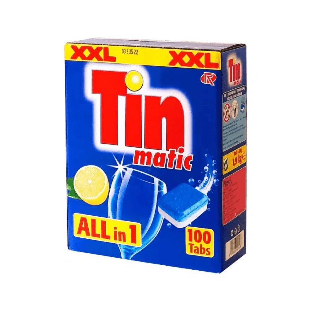 Tin matic All in One dishwashing tablets - 100 pieces
