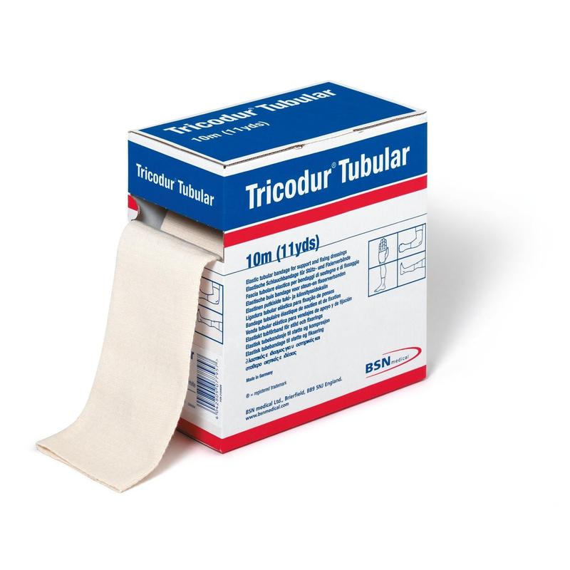 Tricodur Tubular, dauerelastische Schlauchbandage, weiß