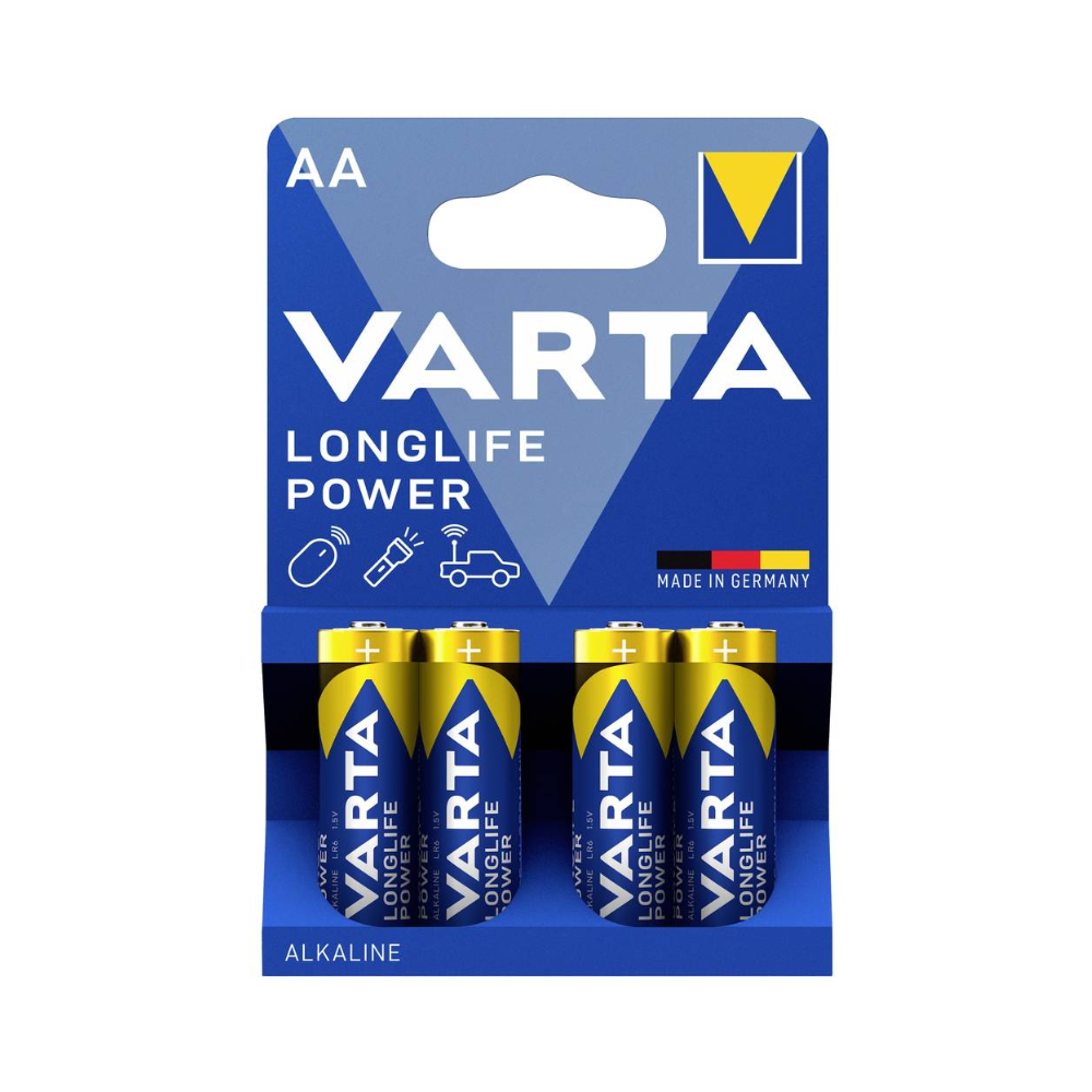 Varta Longlife Power 4906 AA Battery LR6 - 4 pieces