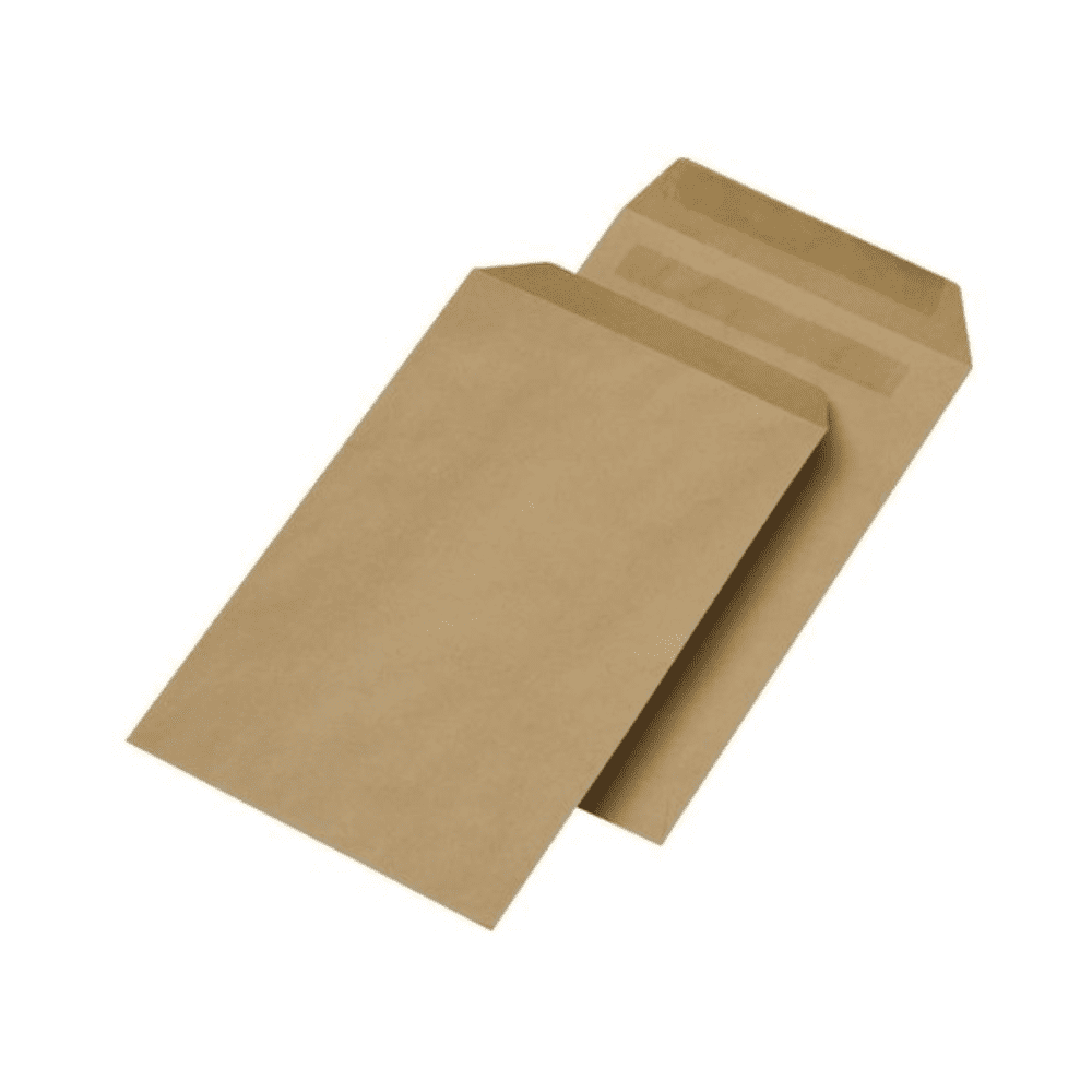 Mailing bag C4 229x324mm self-adhesive, 90g brown baking soda - 250 pieces.