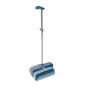 A closed Vileda Professional dustpan from Vileda GmbH with a diameter of 29 cm and a long handle is seen against a plain white background. It features an ergonomic design with a spacious and deep scoop for efficient cleaning and collection of dust and dirt.
