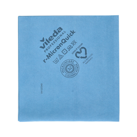 Vileda Professional R-Nanotech Micron Microfiber cleaning cloth yellow-38x40 cm | Pack (5 pieces)