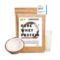 Organic whey protein powder coconut