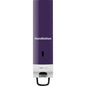 Das CWS Frontpanel für Seifenschaumspender Foam Slim hat eine violette "Handlotion"-Oberseite und eine weiße Unterseite mit Hebeln, die einen eleganten Look für jeden Raum schaffen.