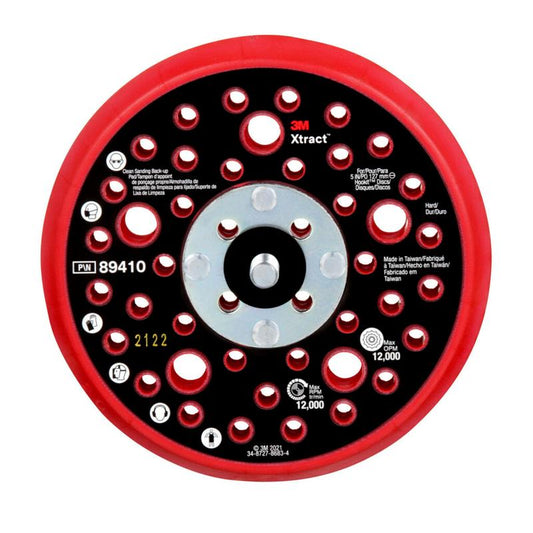3M™ Xtract™ Hookit™ backing pad hard-red