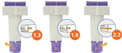Alphacheck TRI safety lancets 23G | Pack (100 pieces)