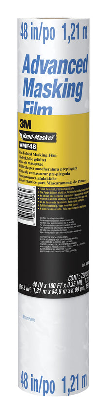 3M™ Hand-Masker™ Masking Film, AMF48-8G; 1.21m x 54.8m, 1 roll/pack | Pack (1 roll)