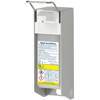 Wall dispenser with aluminum housing 1 pc.