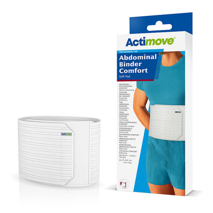 Actimove Abdominal Binder Comfort, Bandage, weiß