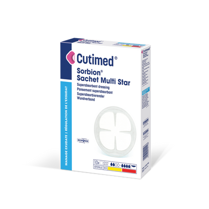 Cutimed Sorbion Sachet Multi Star, Wundauflage