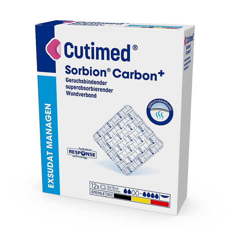 Cutimed Sorbion Carbon+, Wundverband