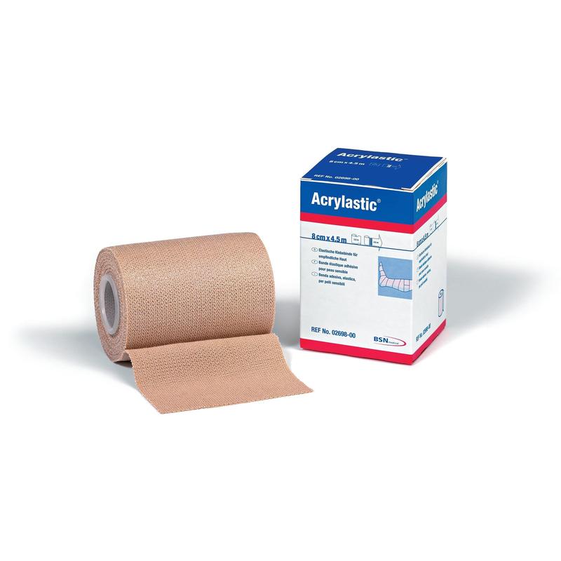 Acrylastic, elastische Klebebinde, 60 % Längsdehnung