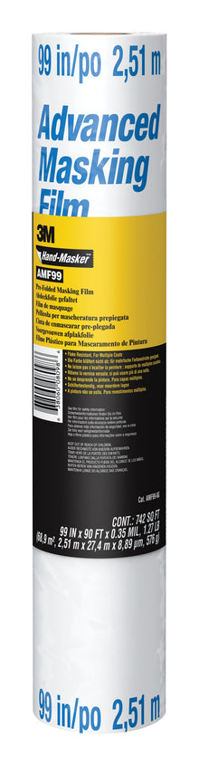 3M™ Hand-Masker™ Masking Film, AMF99-8G; 8' x 90', 1 roll/pack | Pack (1 roll)